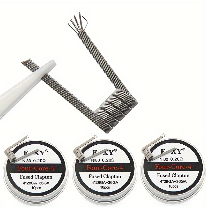 Coil Building Kit - 10 pz/scatola, Bobine Clapton Fusibili in