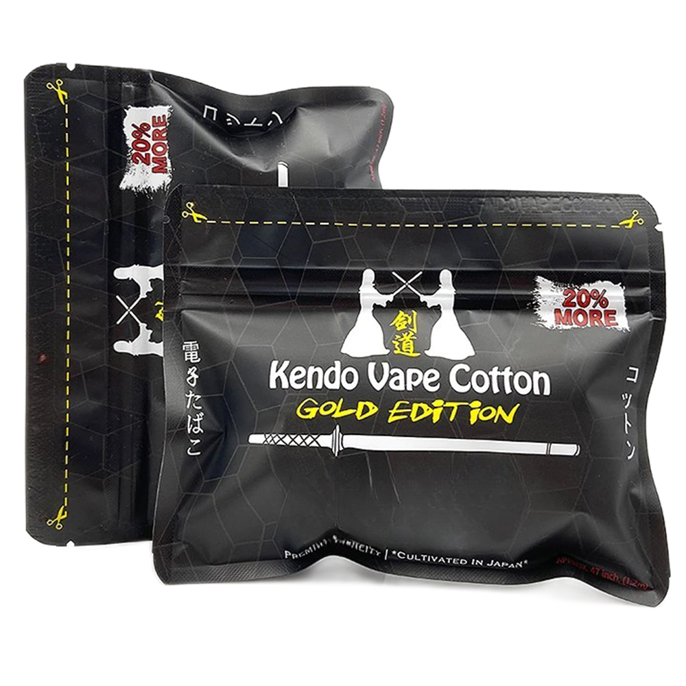 Nuovo cotone Kendo edizione or - Vaping Goods recensione e prezzo