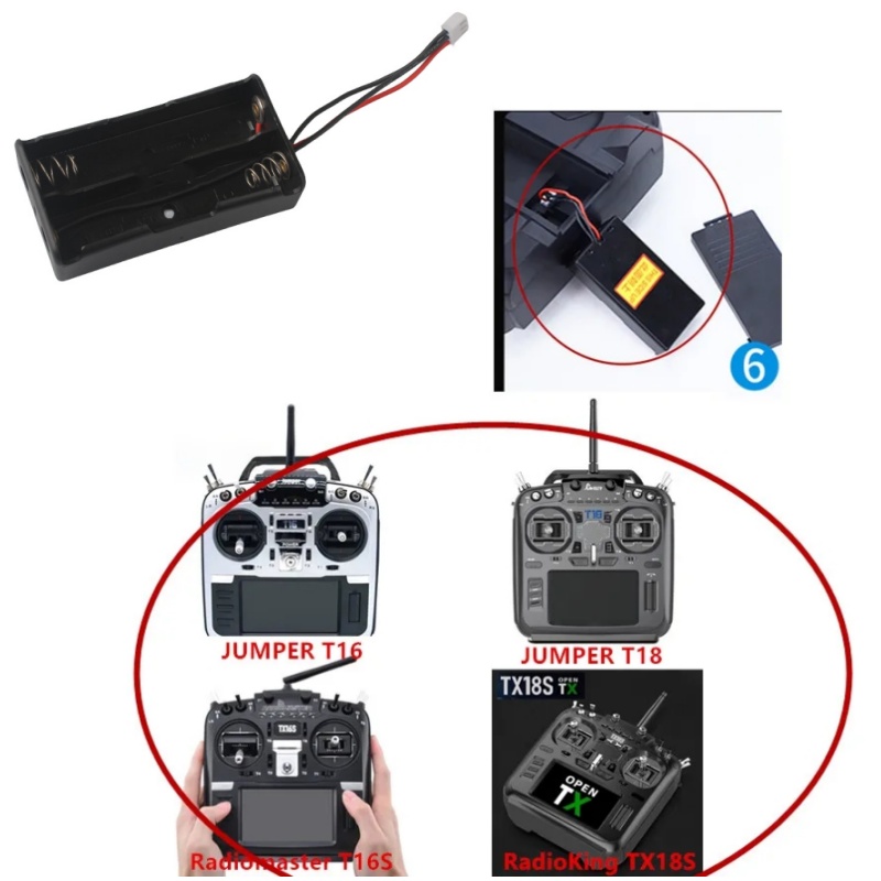 RadioMaster TX16S 2S Custodia  - Battery Case Storage recensione e prezzo